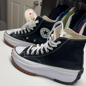Converse Black and White High-Top Sneakers